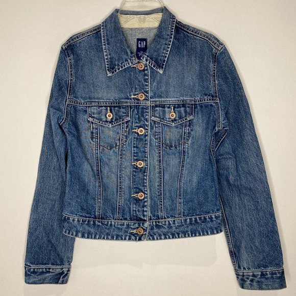 GAP Jackets & Blazers - Vintage Y2k Gap Dark Wash Denim Trucker Jacket
